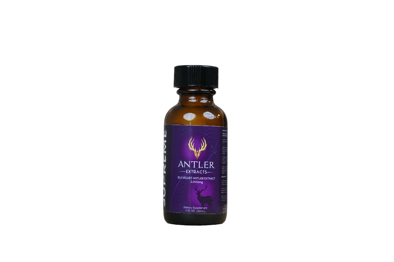 Antler Extracts Supreme Elk Velvet Antler + Tribulus Extract 3,000mg bottle